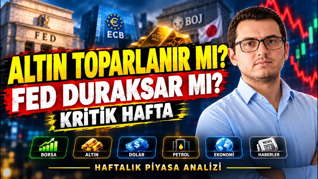 Altın Toparlanır mı? Fed Duraksar mı? Kritik Hafta | Haftalık Piyasa Analizi