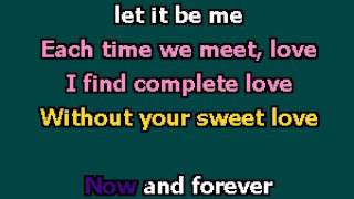 Glen Campbell and Bobbie Gentry   Let It Be Me AX Karaoke [karaoke]
