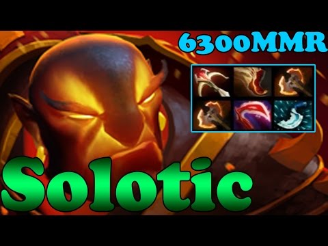 Dota 2 - Solotic 6300 MMR Plays Ember Spirit Vol 1# - Ranked Match Gameplay!