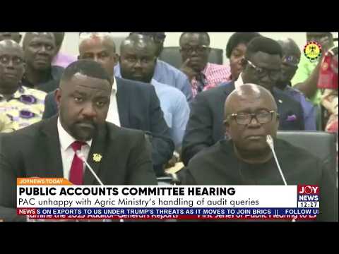 Pubic Accounts Committee Hearing: PAC unhappy with Agric Ministry's handling of audit queries