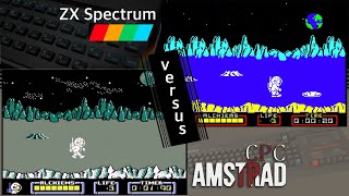 ZX Spectrum vs. Amstrad CPC - 8 games from 1985