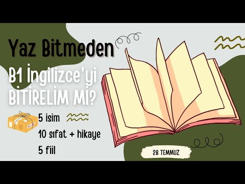 BOL BOL SIFAT‼B1 İNGİLİZCE YAZ MARATONU (22.GÜN)