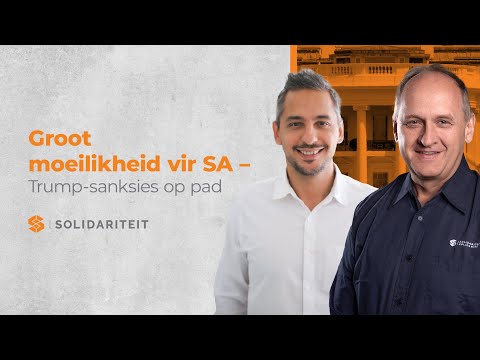 Groot moeilikheid vir SA – Trump-sanksies op pad