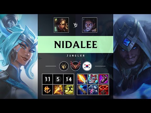 Nidalee Jungle vs Sylas - KR Grandmaster Patch 25.16