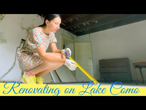 Fixing a HUGE hole in the corridor\Renovating on lake Como