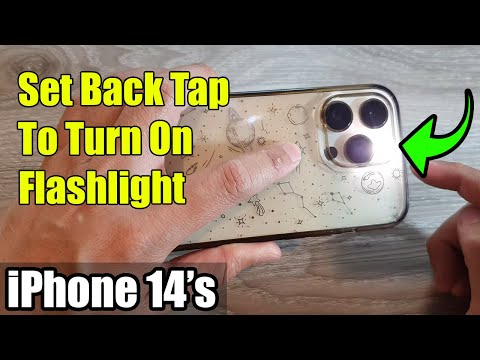 iPhone 14's/14 Pro Max: How to Set Back Tap To Turn On Flashlight