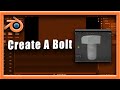 Blender Tutorial: How To Create A Bolt In Blender Under 1 Minute