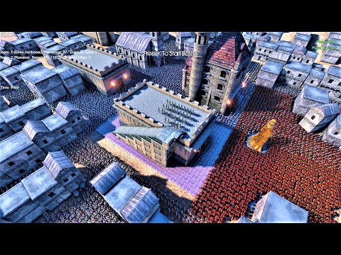 Can 80 Archers Survive Attack from 20,000 Medieval Army?  Ultimate Epic Battle Simulator UEBS