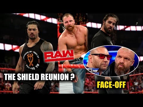 WWE Monday Night Raw 04 March 2019 Highlights ! The Shield Reunion ! Triple h batista face-off !