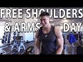 FREE SHOULDERS AND ARMS WORKOUT | NEW LAPTOP & CAMERA