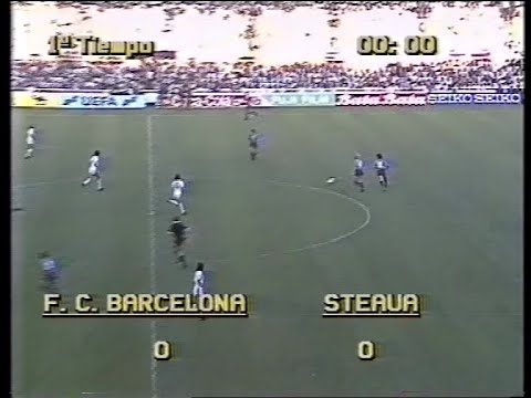 1985/86 - Steaua Bucharest v Barcelona (Pt 1 - European Cup Final - 7.5.86)