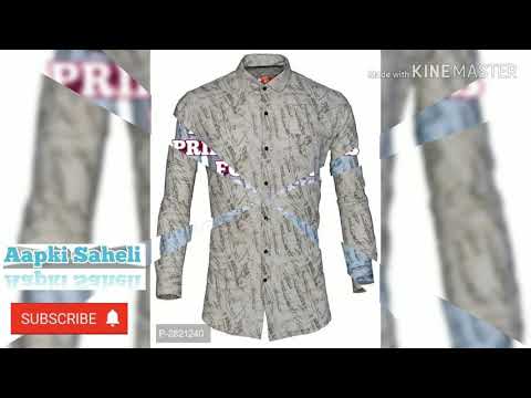 Pure cotton printed shirts for men