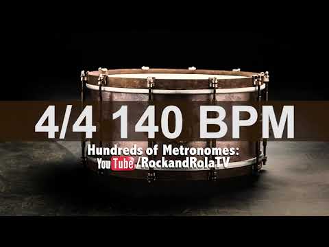 🔴 140 BPM Snare Metronome