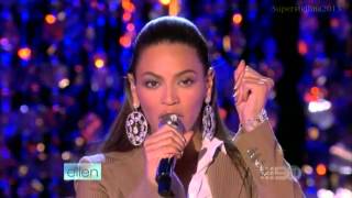 Beyoncé: If I Were A Boy - (Live On Ellen Show) - HD