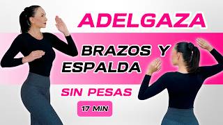 Rutina de ejercicios para adelgazar BRAZOS y ESPALDA sin pesas | Quema grasa rápido | Nayla Vlogs