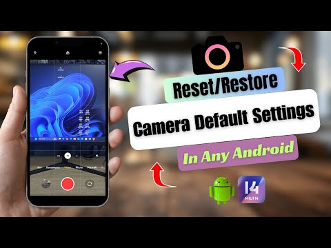 How to Reset/Restore Camera Default Settings