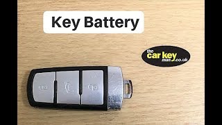 Key Battery VW Passat  HOW TO change