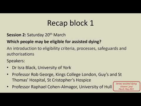 Session 8: 13 May - Professor Richard Huxtable 1