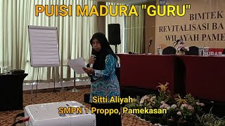 Download lagu Puisi Madura 'Guru' Sitti Aliyah mp3