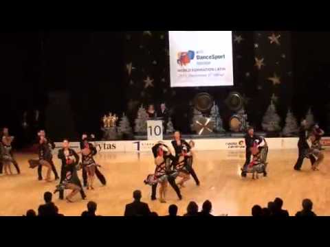 WDSF World Formation Latin 2011   1st place Zuvedra