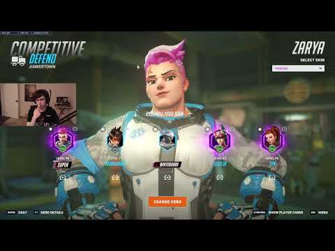 24K DMG! SUPER ZARYA SEASON 18 TOP 500 OVERWATCH 2 GAMEPLAY