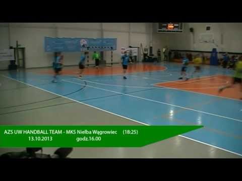 AZS UW HANDBALL TEAM - MKS Nielba Wągrowiec (skrót)