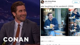 Jake Gyllenhaal Reacts To @JakeActivities | CONAN on TBS