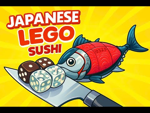 Japanese Style Breakfast Made with LEGO Creative