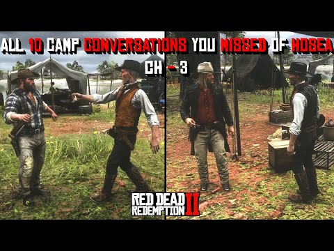 All 10 Camp Conversations You Missed Of Hosea In Chapter 3  In Red Dead Redemption 2