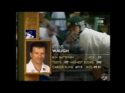 Steve Waugh's Superb 112 vs England | 1st Test 1998/99 Ashes