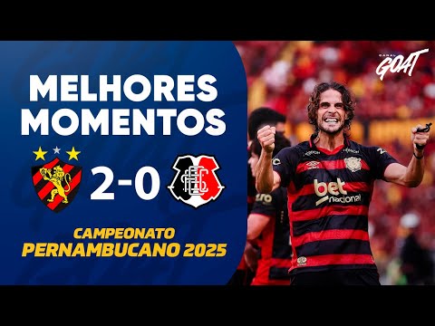 SPORT VENCE SANTA CRUZ EM JOGO DE IDA DA SEMIFINAL DO PERNAMBUCANO | MELHORES MOMENTOS