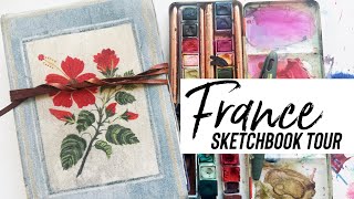 France Sketchbook Tour & Step by Step Composition Lesson
