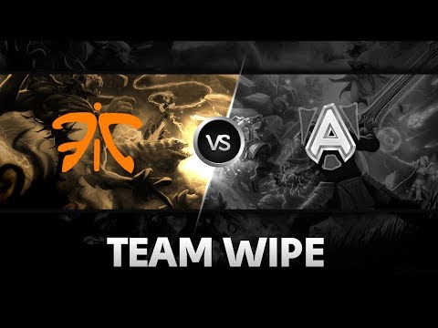Team Wipe by Fnatic vs Alliance @ D2 Champions League S3