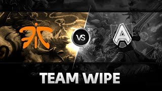 Team Wipe by Fnatic vs Alliance @ D2 Champions League S3