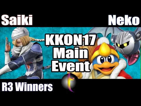 KKON17 Main Event: SSB Wii U - WR3 - Saiki vs Neko