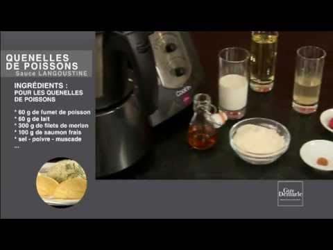 Quenelles de poissons, sauce langoustine