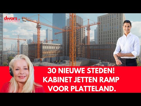 Jetten wants not ten, but THIRTY new cities. The countryside will pay the price.