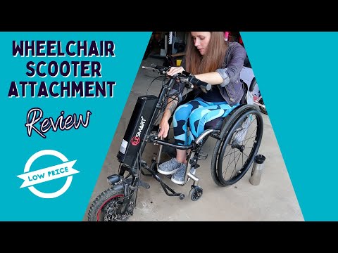 My Electric Scooter Attachment for my Wheelchair | CNEbike Review