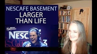 Voice Teacher Reaction to Larger Than Life  Cover - Nescafe Basement