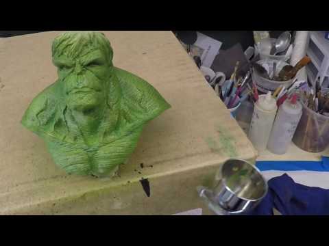 THE INCREDIBLE HULK  mini bust paintup