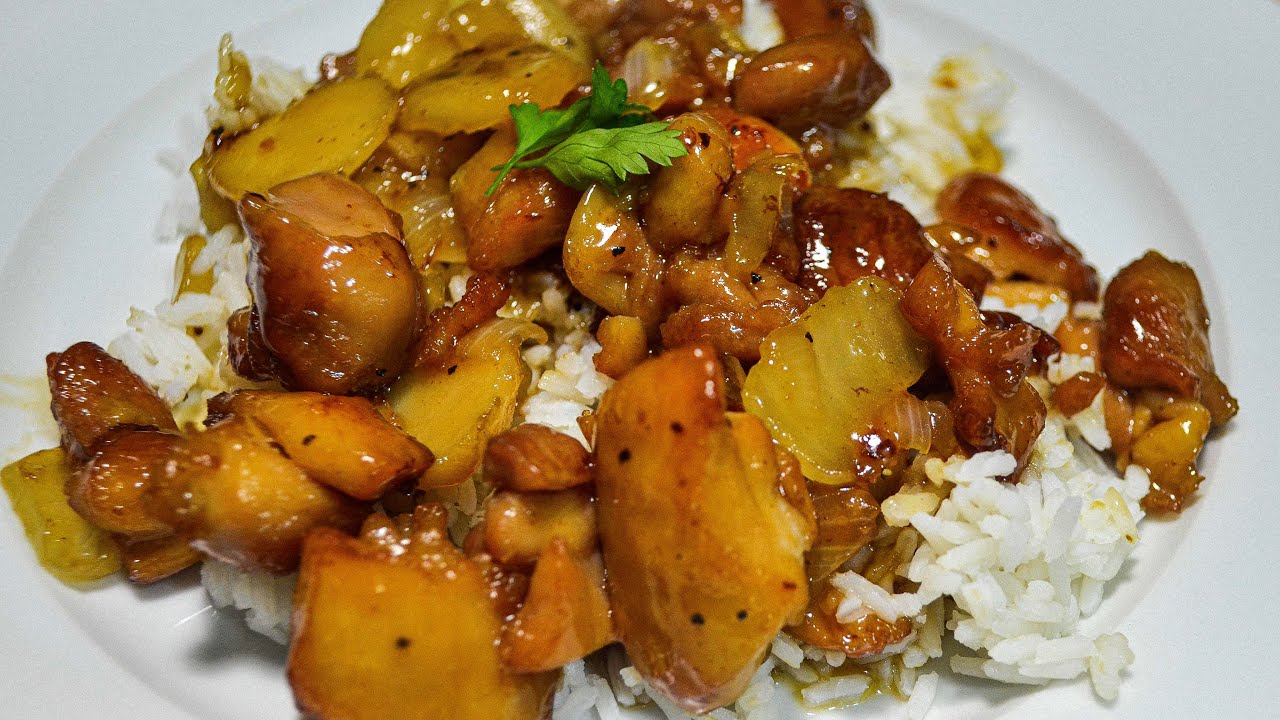 Easy Honey Chicken with Water Chestnuts