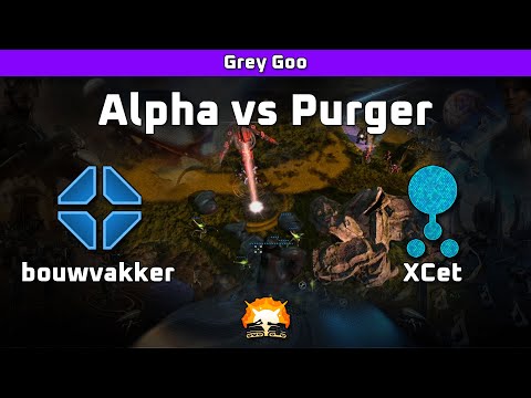 Grey Goo: bouwvakker (Human) vs XCet (Goo) - Alpha vs Purger