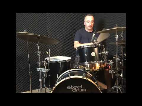 Steeldrum "Colors" Black satin drumset - Test