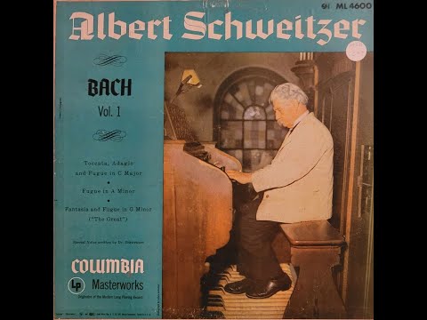 J. S. Bach, Albert Schweitzer, – Bach Vol  1