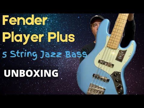 Fender Player Plus 5 String Jazz Bass -- Unboxing