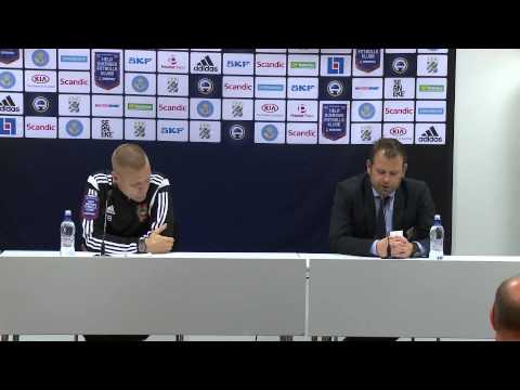 Presskonferensen efter IFK Göteborg - Brommapojkarna