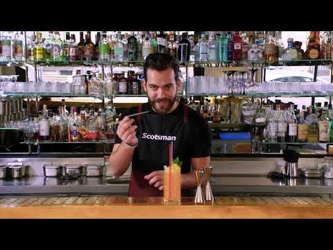 Best Rum Summer Cocktail Recipe with Scotsman Ice