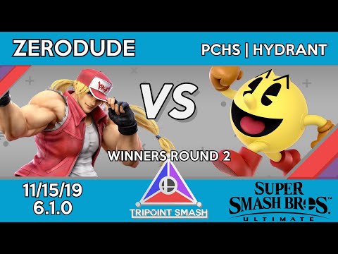 Tripoint Smash 86 - Winners Round 2 - Zerodude(Terry) Vs. PCHS | Hydrant(Pac-Man)