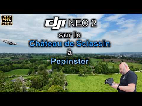 DJI Neo 2 over the Château de Sclassin in Pepinster