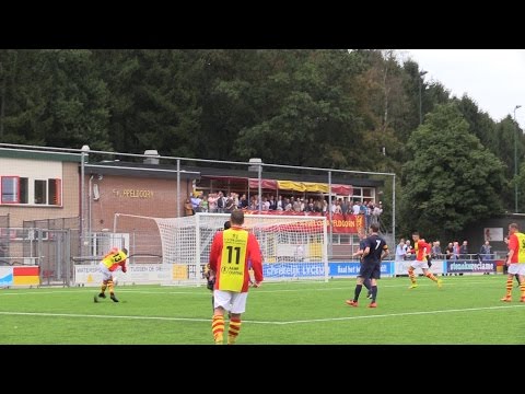 Rabona-assist in wedstrijd csv Apeldoorn - Excelsior '31 (4-2)